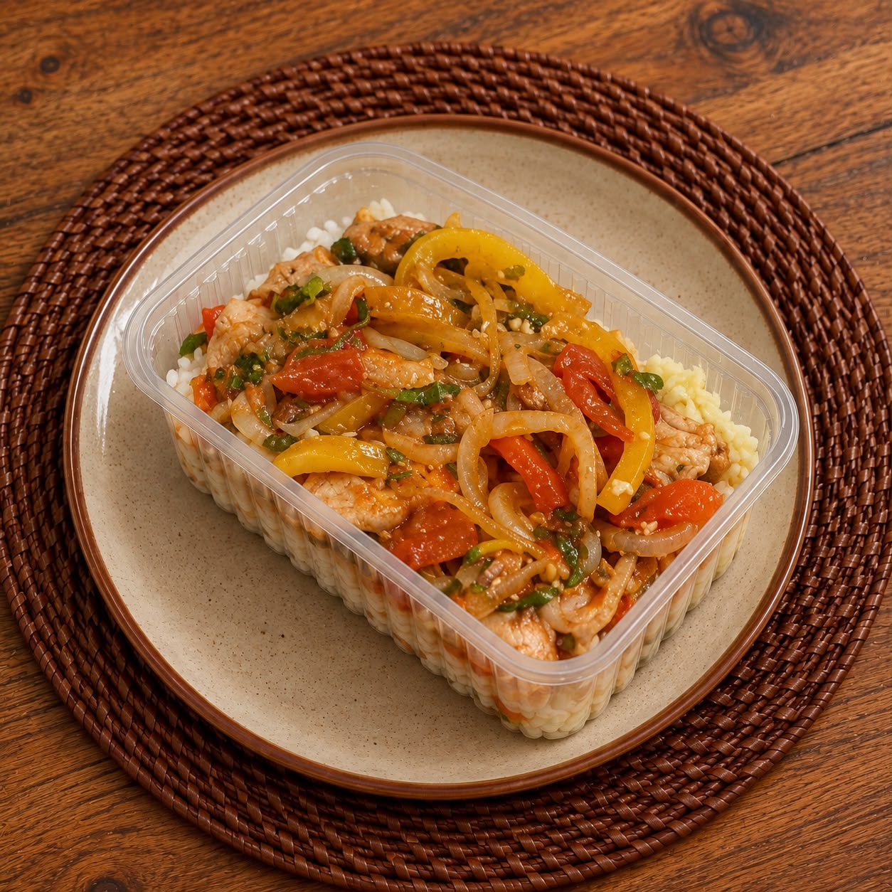 Fotografia de Filé de Peixe ao molho c/ Arroz e Purê de Batata Doce